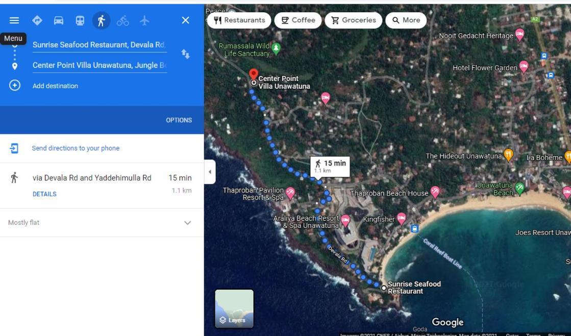 Center Point Villa Unawatuna Luaran gambar